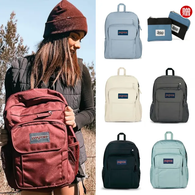 【JANSPORT】買一送一。送零錢包 UNION PACK 校園系列後背包(多色任選)