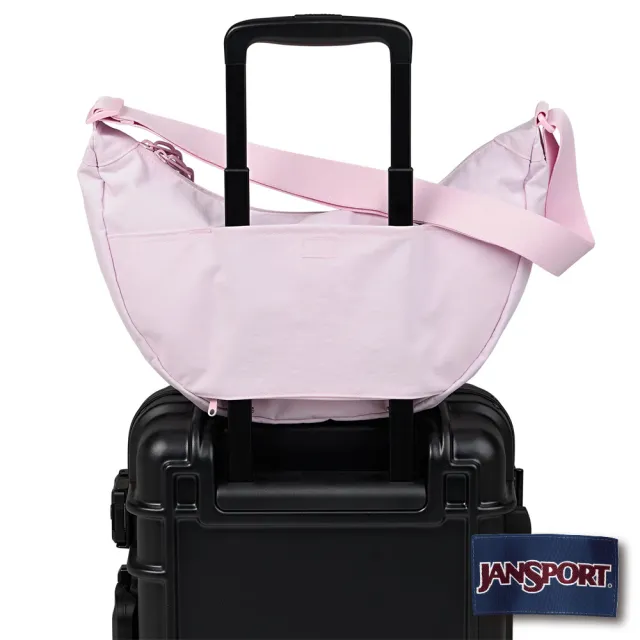 【JANSPORT】雙11 UNPHASED CROSSBODY LARGE 校園系列斜背包(冰晶粉)