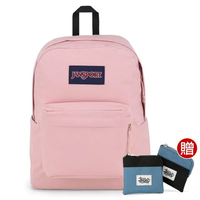 【JANSPORT】雙11 SUPERBREAK PLUS 系列後背包(玫瑰粉)