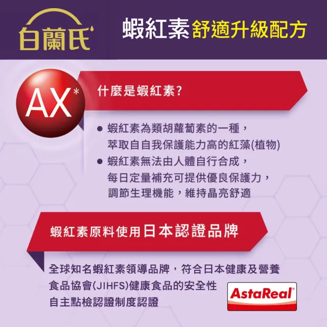 【白蘭氏】強化型葉黃素精華飲60ml*6入*5盒 共30入(添加珍貴蝦紅素 強化舒緩 全方位晶亮保護)