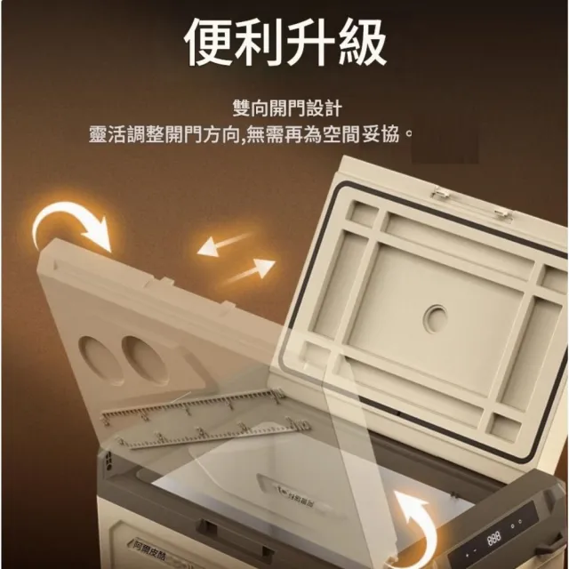 【Alpicool】冰虎 30公升 單槽行動冰箱 車用移動冰箱 露營 冷藏冷凍 歐規壓縮機 奶茶色限定版 總代理公司貨