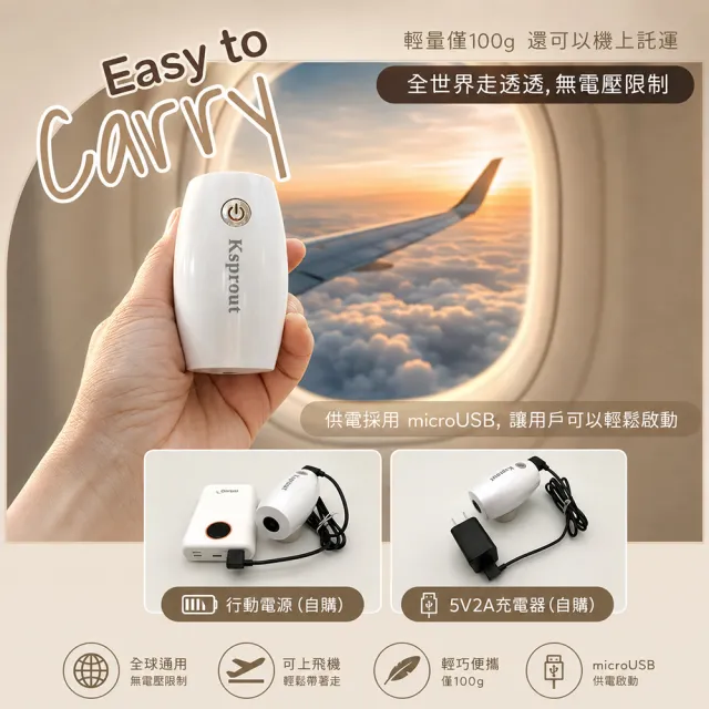 【3Well】2in1充抽氣真空機含4入真空壓縮袋(露營戶外活動玩水收納必備)