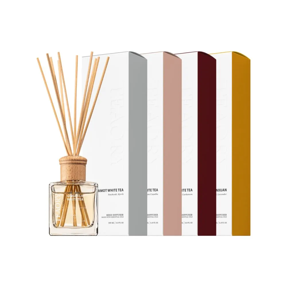 【伊聖詩】一日茶道TEAORY 室內擴香香竹200ml(首選/佛手白茶/白露秋香/白水烏木)