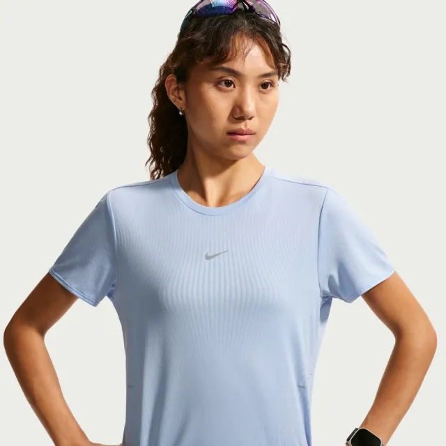 【NIKE 耐吉】短袖上衣 女 AS W NK AF SWIFT TOP SS 運動 休閒 藍色 (IH8115468)