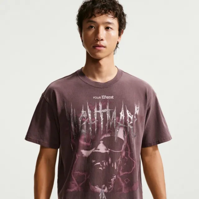 【NIKE 耐吉】短袖上衣 男 AS JM M NK TEE LSE OG NIGHTMAR 運動 休閒 鮮紫紅色 (IM5067652)