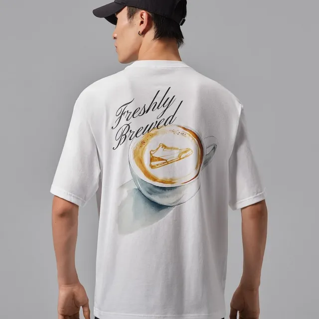 【NIKE 耐吉】短袖上衣 男 AS M J SNEAKER GFX SS CREW 喬丹 運動 休閒 白色 (IF3111100)