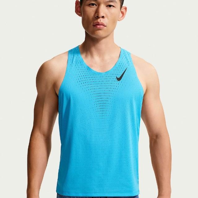 【NIKE 耐吉】背心上衣 男 AS M NK DFADV AROSWFT SINGLET 運動 休閒 藍色 (FN4232418)