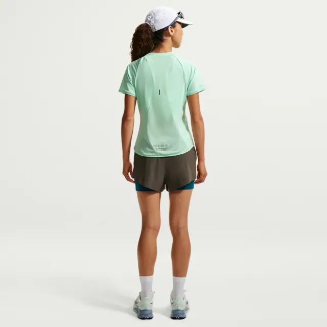 【NIKE 耐吉】短袖上衣 女 AS W NK SWIFT DF NIRT SS TOP 運動 休閒 綠色 (IV6615313)