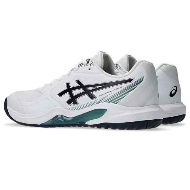 【asics 亞瑟士】網球鞋 訓練鞋 男鞋 運動鞋 緩震 GEL-DEDICATE 9 白 1041A543-101