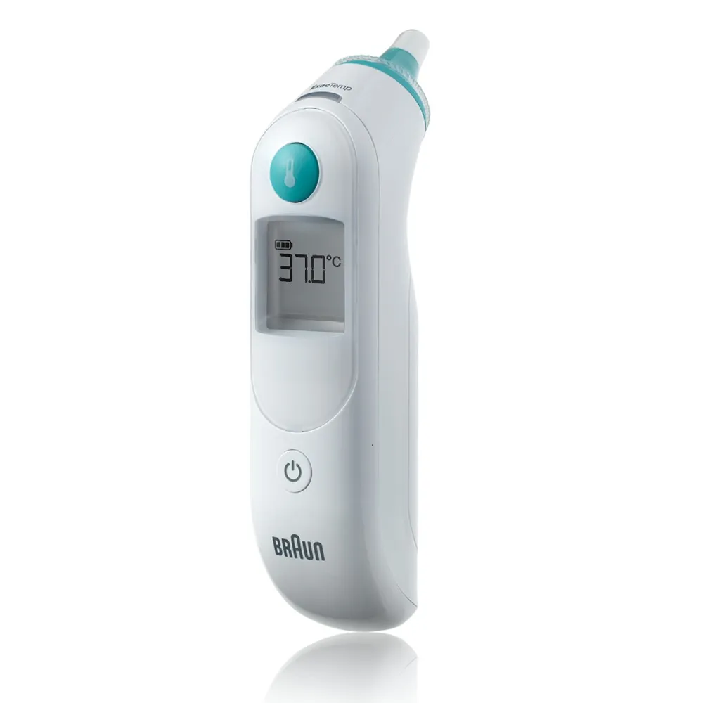 【BRAUN 百靈】耳溫槍 IRT6030(內含21個耳套) (家用必備 發燒監測 防疫備品 小孩 成人皆適用推薦)