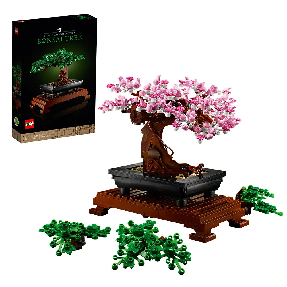 【LEGO 樂高】Botanicals 10281 盆栽(植物盆栽 居家擺設 DIY 禮物 送禮推薦)