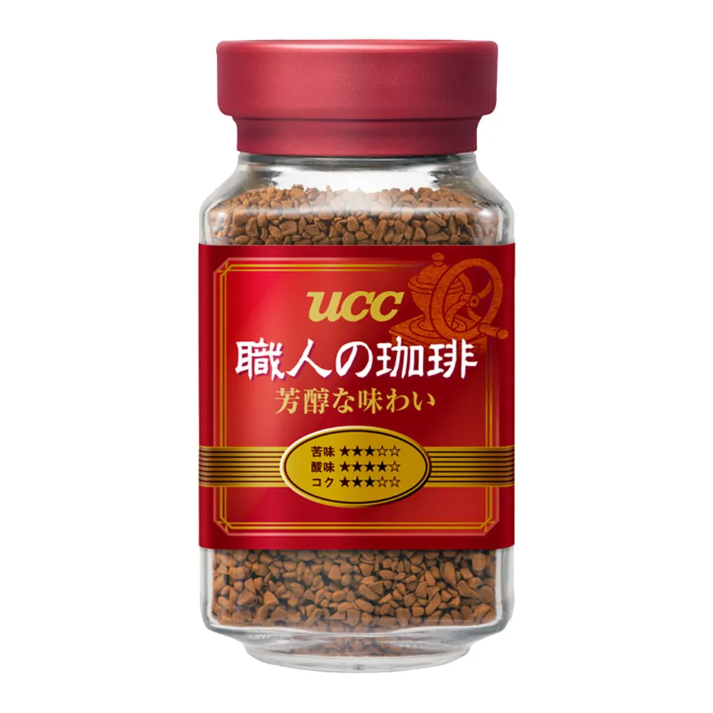 【UCC】職人芳醇即溶咖啡90g/罐x2組(共6罐)