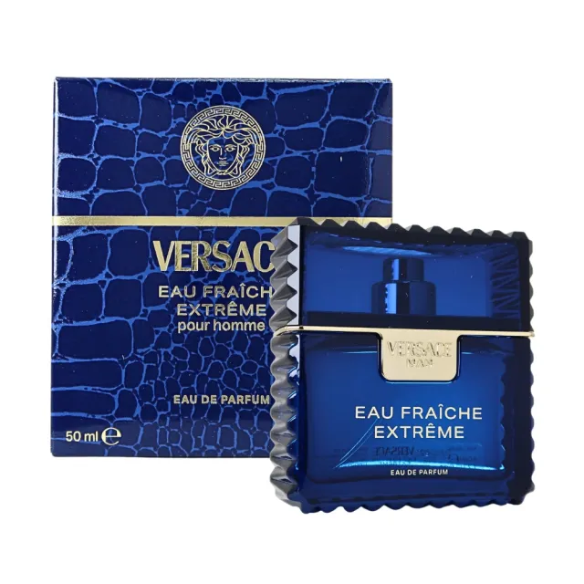 【VERSACE 凡賽斯】Eau Fraiche Extreme 雲淡風輕男性淡香精 EDP 50ml