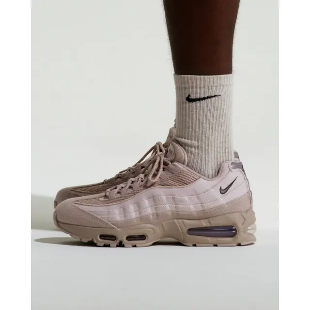 【NIKE 耐吉】運動鞋 休閒鞋 男鞋 NIKE AIR MAX 95 BIG BUBBLE 氣墊 緩震 米白 (IM9605200)