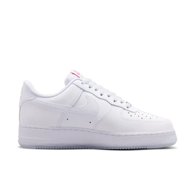 【NIKE 耐吉】運動鞋 休閒鞋 女鞋 W AIR FORCE 1 07 AF1 經典 舒適 白粉 (IV4453100)