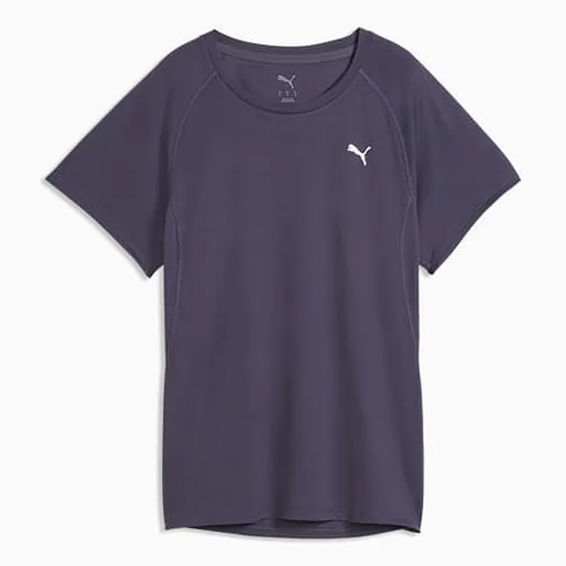 【PUMA】短袖上衣 女 歐規 Velocity Poly 深藍 52657894