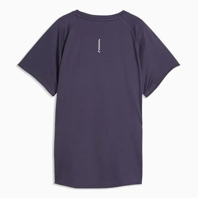 【PUMA】短袖上衣 女 歐規 Velocity Poly 深藍 52657894
