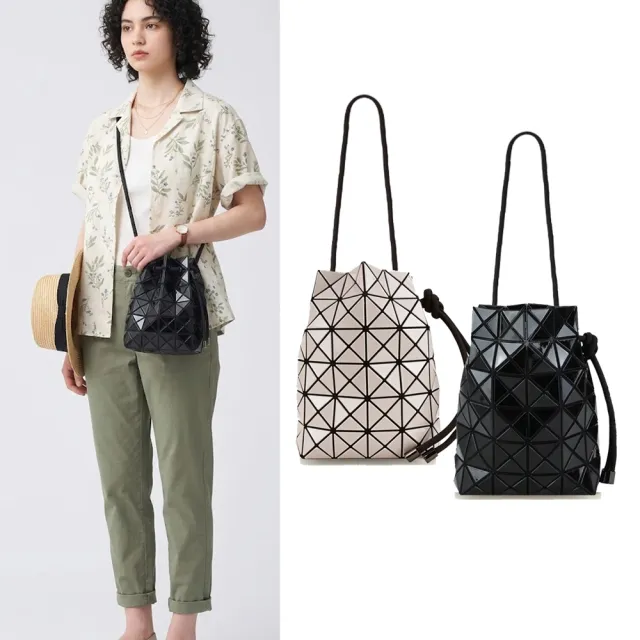 【ISSEY MIYAKE 三宅一生】BAOBAO 亮面束口肩/斜兩用包(任選)