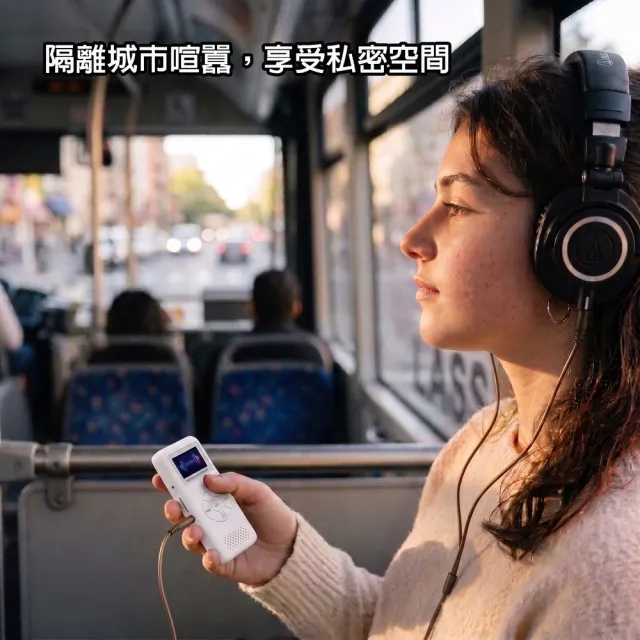 【DW 達微科技】尊爵版 靜謐音符 插卡式MP3隨身聽播放器(加32G記憶卡)(附6大好禮)