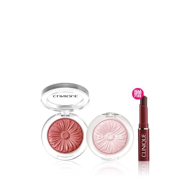 【CLINIQUE 倩碧】小花腮紅雙入限定組(花漾腮紅x2/情人節送禮推薦)