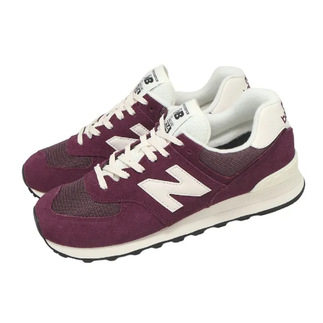 【NEW BALANCE】休閒鞋 574 男鞋 女鞋 紅 麂皮 復古 緩震 紐巴倫 U5742O7-D