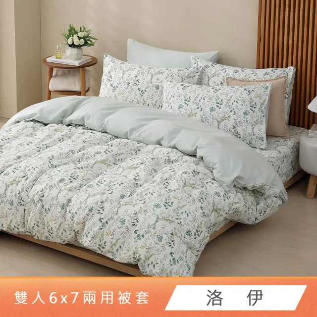 【HongYew 鴻宇】台灣製100%精梳棉 兩用被套 雙人(多款)
