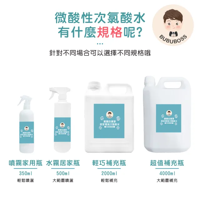 寶寶防護罩-居家環境次氯酸水-噴霧家用瓶3瓶-350ml/瓶-(兒童 幼兒 嬰兒 玩具消毒 防疫 抗菌)