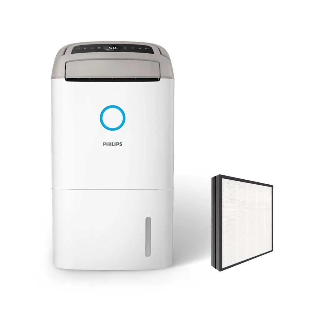 【Philips 飛利浦】2026新一級能效★14.2L抗敏清淨除濕機-柔霧奶茶(DE5306/86)