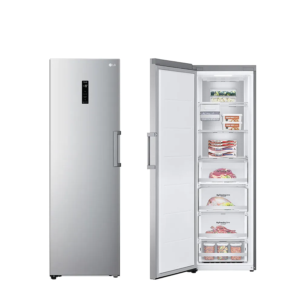 【LG 樂金】家電快配324公升WiFi變頻直立式由右至左開冷凍櫃(GR-FL40MS)