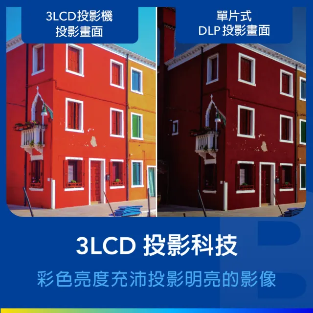 【EPSON】XGA高亮彩商用3LCD投影機3800流明(EB-X52)