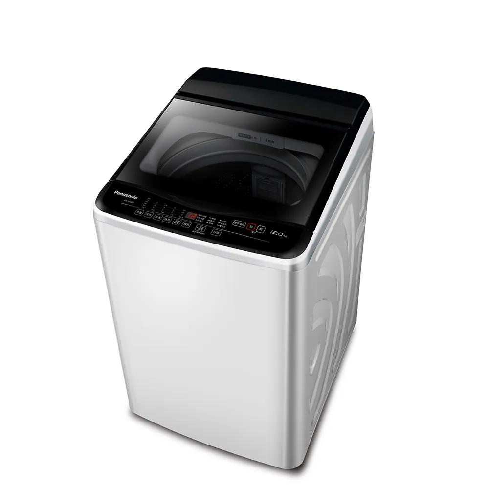 【Panasonic 國際牌】家電快配★12公斤直立式洗衣機-象牙白(NA-120EB-W)