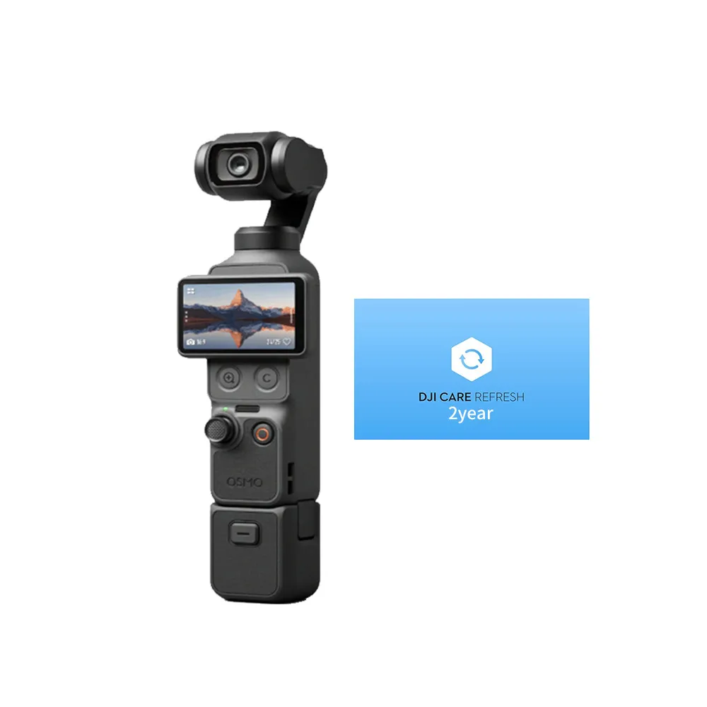 【DJI】OSMO POCKET 4標準套裝+2年版Care 手持口袋攝影機/相機 ｜旗艦高畫質｜多款底片濾鏡