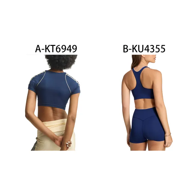 【adidas 愛迪達】運動內衣 BRA OG SP T-BRA 女 A-KT6949 B-KU4355