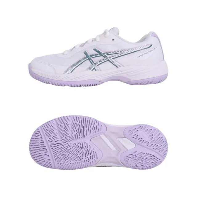 【asics 亞瑟士】21-25CM_GEL-NETBURNER BALLISTIC GS 4女大童排球鞋-寬楦(1054A013-103)