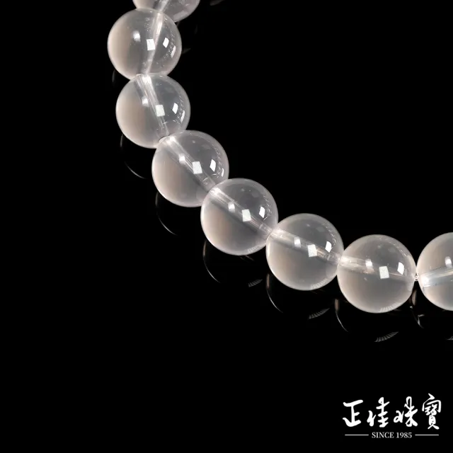 【正佳珠寶】乳白晶 頂級淨體乳白晶 10mm 乳白晶手珠