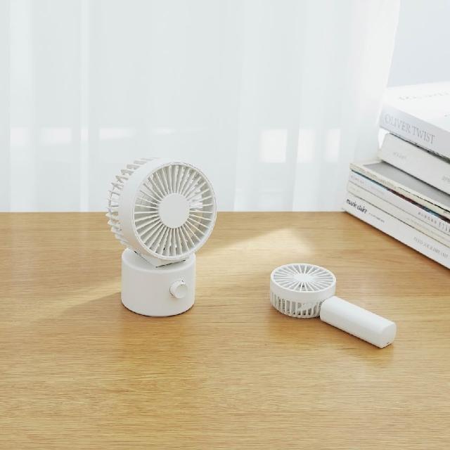 【MUJI 無印良品】充電式桌上型風扇 長102×寬84.03×高157.39mm/型號：MS-DFW3CN