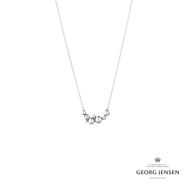 【Georg Jensen 喬治傑生】MOONLIGHT GRAPES 項鍊 (氧化純銀)