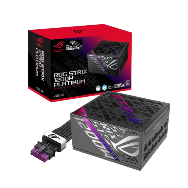 【ASUS 華碩】ROG STRIX 1200W 白金牌 電源供應器 (含ROG電源線) (ROG-STRIX-1200P-GAMING-E)