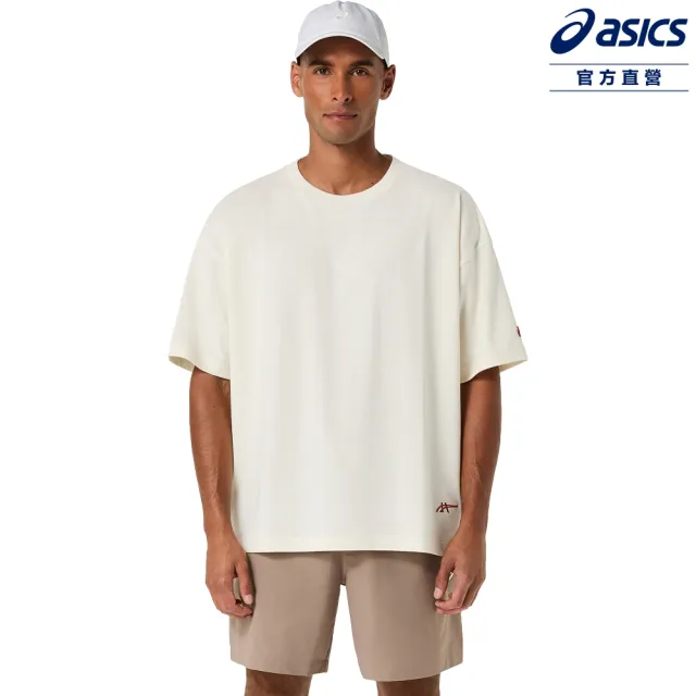 【asics 亞瑟士】短袖上衣 男女中性款 P.LIFE系列 海外版 訓練上衣 2033C004-110