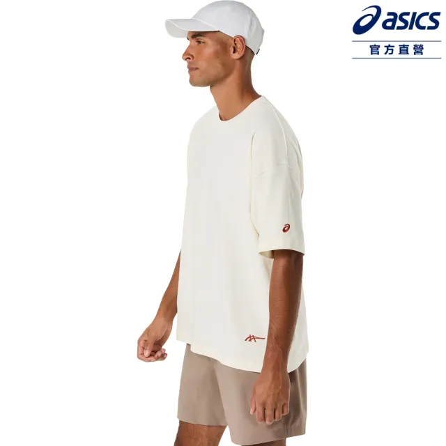 【asics 亞瑟士】短袖上衣 男女中性款 P.LIFE系列 海外版 訓練上衣 2033C004-110