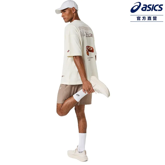 【asics 亞瑟士】短袖上衣 男女中性款 P.LIFE系列 海外版 訓練上衣 2033C004-110