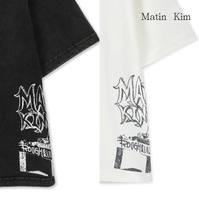 【MATIN KIM】官方旗艦復古塗鴉印花上衣(多款可選)