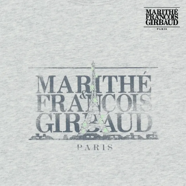 【MARITHE FRANCOIS GIRBAUD】官方旗艦 艾菲爾鐵塔LOGO印花上衣(多款任選)