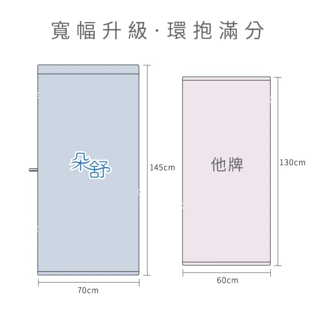 【朵舒】100%美國棉加大浴巾(多用途掛環設計/mo選)