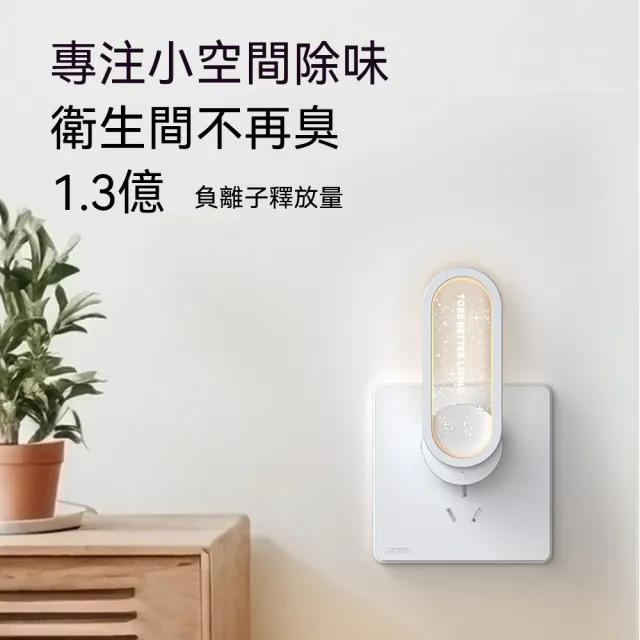 【諾必行】空氣清淨機 負離子淨化器 廁所衛生間除臭神器 除異味除甲醛機 星空氛圍燈