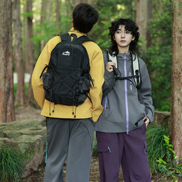 【samore】雙11 日系戶外運動背包 雙肩背包 大容量戶外背包 旅行登山包 休閒書包 學生通勤輕便後背包 男女