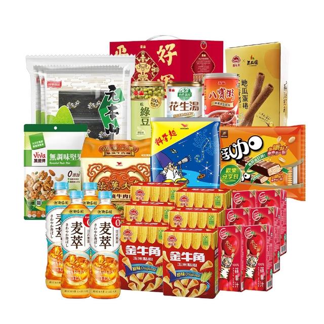 中元普渡拜拜箱-大發利市澎派箱(TQF微笑標章)(滿漢大餐、御茶園、泰山、萬歲牌、77、科學麵)