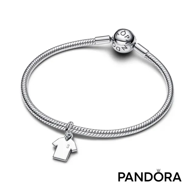 【Pandora 潘多拉】可鐫刻足球衣吊飾