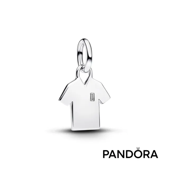 【Pandora 潘多拉】可鐫刻足球衣吊飾