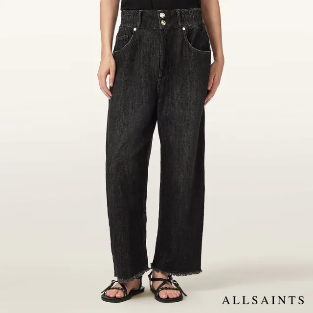 【ALLSAINTS】TAYLOR 純棉高腰繭型牛仔褲 W100ED(寬褲版型)